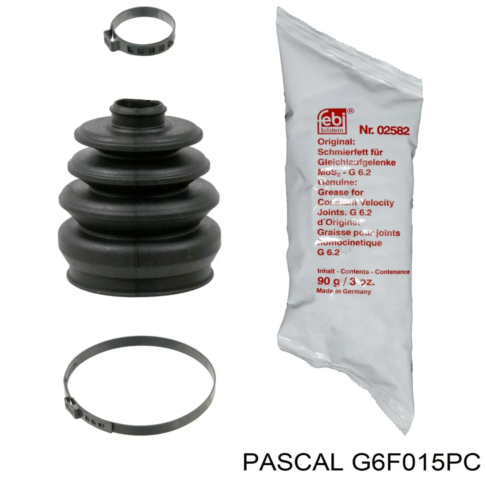 G6F015PC Pascal пильник шруса внутрішній, передній піввісі