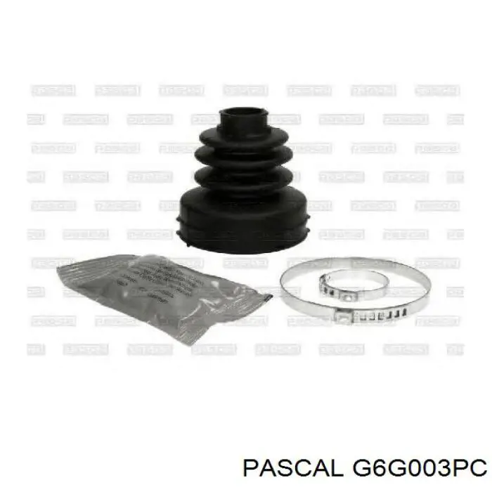 Пильник гранати внутрішній, передній півосі Pascal G6G003PC ціна, від 13.14 USD