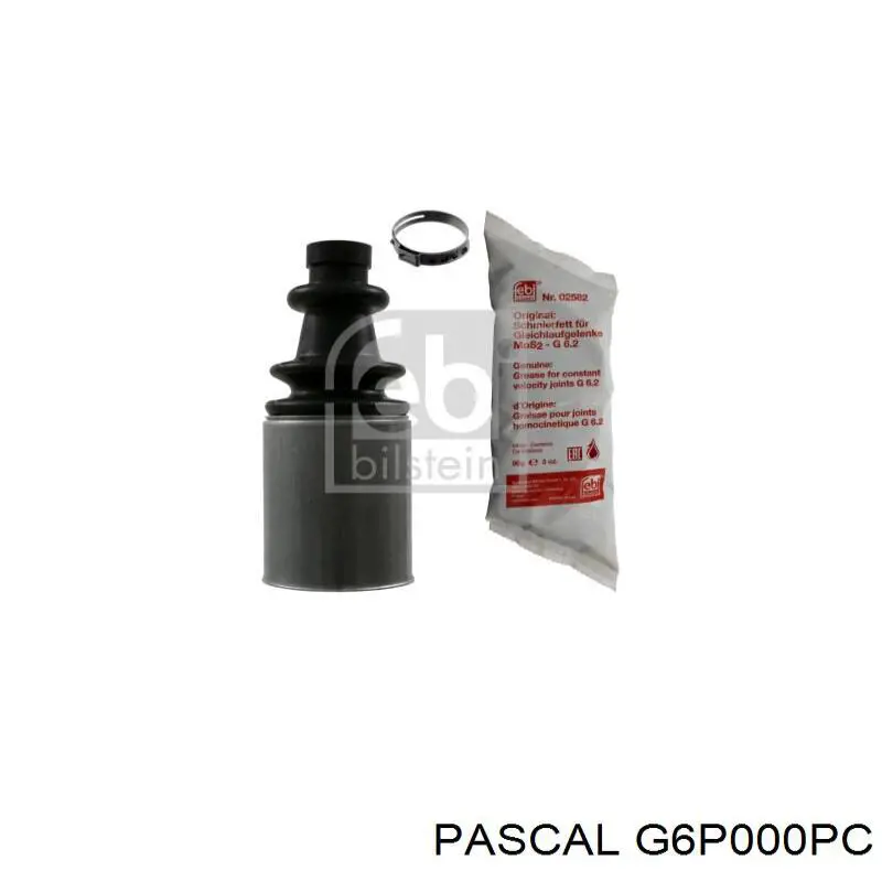 Пильник гранати внутрішній, передній півосі Pascal G6P000PC ціна, від 10.90 USD