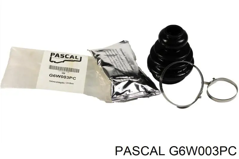 G6W003PC Pascal пильник шруса внутрішній, передній піввісі