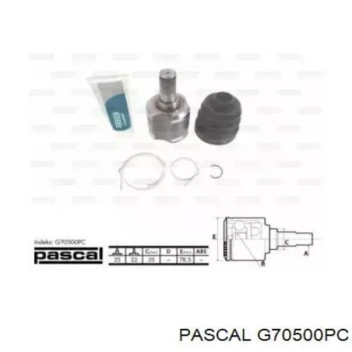 Граната внутрішня ліва G70500PC Pascal