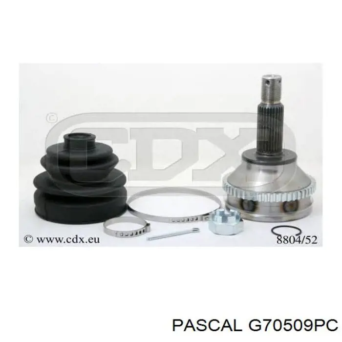ШРКШ внутрішній, задній G70509PC Pascal