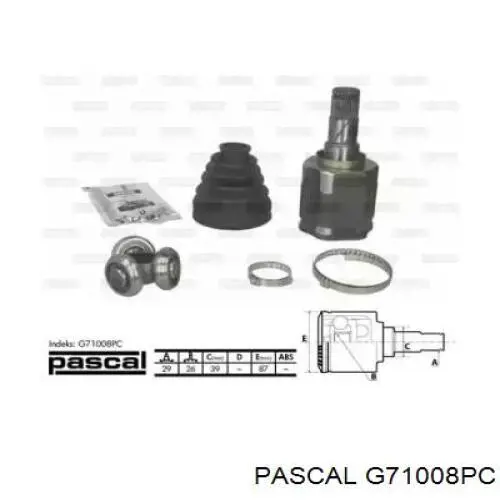 Купити G71008PC Pascal Граната внутрішня, передня, ліва