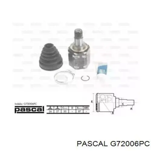 Купити G72006PC Pascal Граната внутрішня, передня, ліва