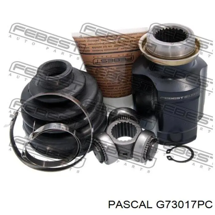 ШРУС внутрішній, передній, правий Pascal G73017PC