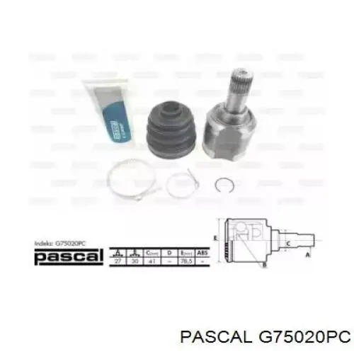 ШРКШ внутрішній, передній, лівий G75020PC Pascal