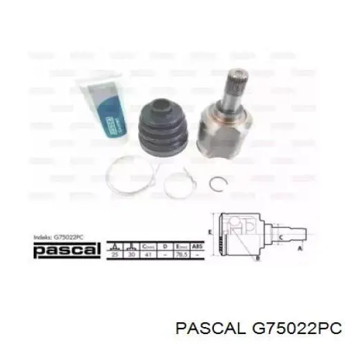 Купити G75022PC Pascal ШРУС внутрішній правий