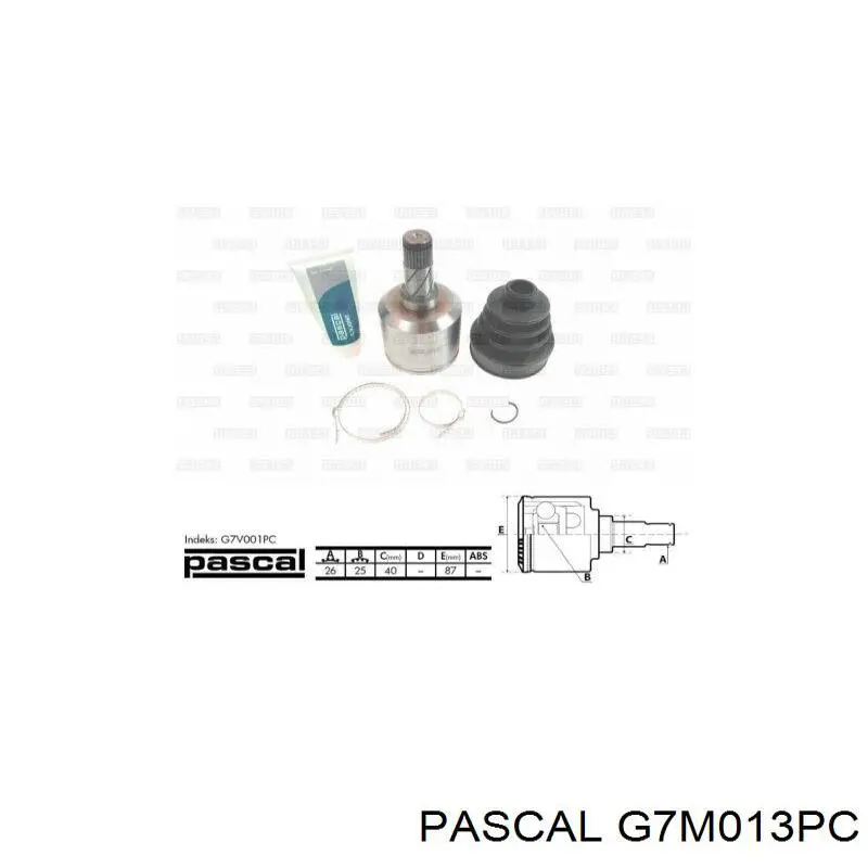 ШРКШ внутрішній, передній, лівий Pascal G7M013PC ціна, від 50.42 USD