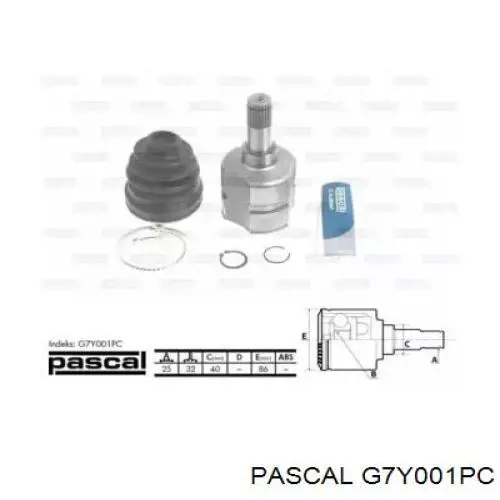 Купити G7Y001PC Pascal Граната внутрішня, передня, ліва