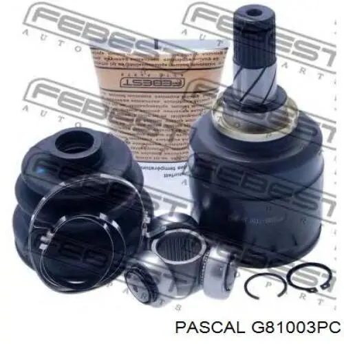 G81003PC Pascal піввісь (привід передня, ліва)
