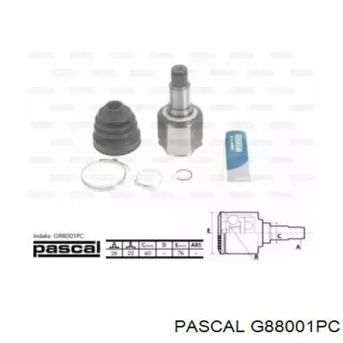Купити G88001PC Pascal ШРУС внутрішній правий