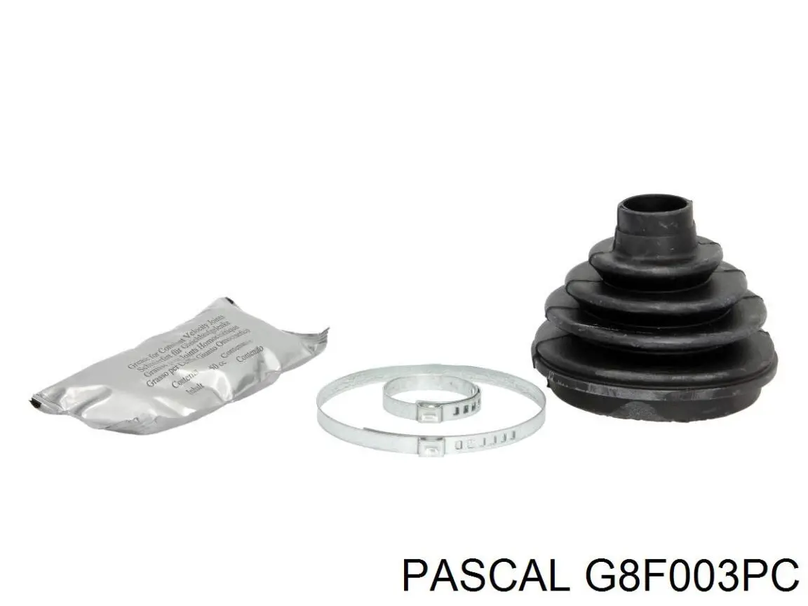 G8F003PC Pascal піввісь (привід передня, права)