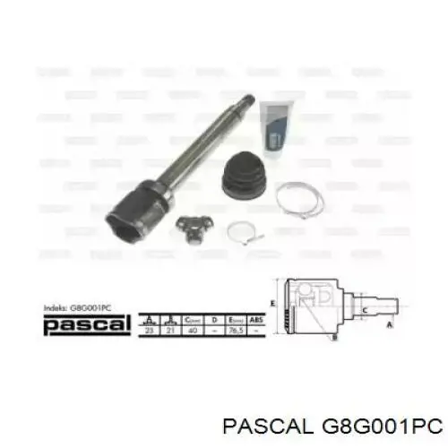 G8G001PC Pascal шрус внутрішній, передній, правий