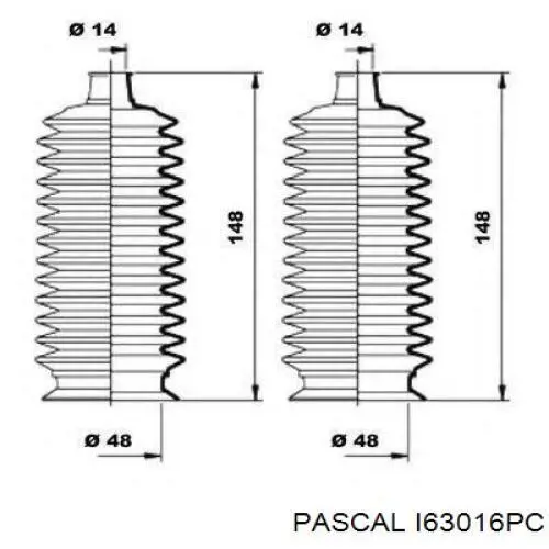 Купити I63016PC Pascal Пильник тяги