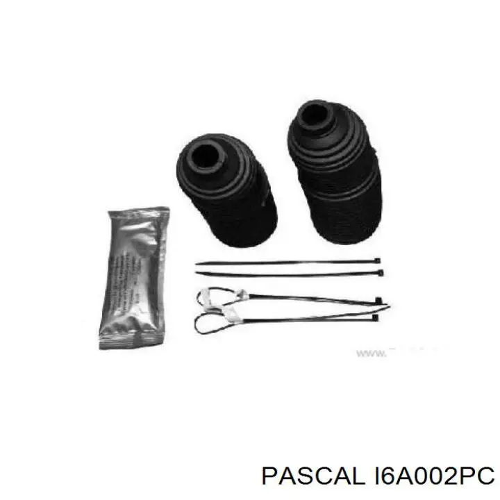 Пильник рульового механізму/рейки, правий Pascal I6A002PC ціна, від 5.88 USD