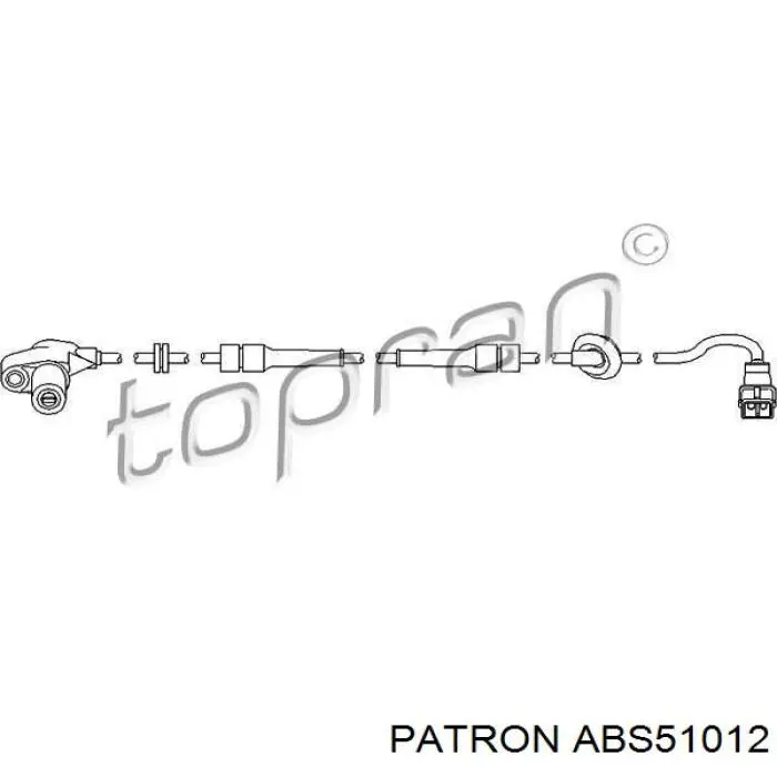 Датчик ABS передній Peugeot/Citroen 454548 ціна, від 11.43 USD