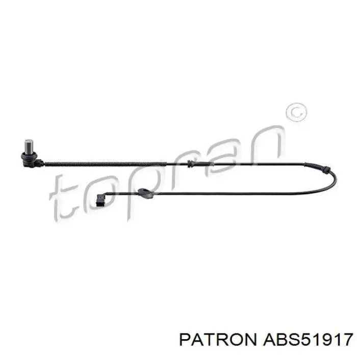 Датчик ABS передній Patron ABS51917 ціна, від 14.23 USD
