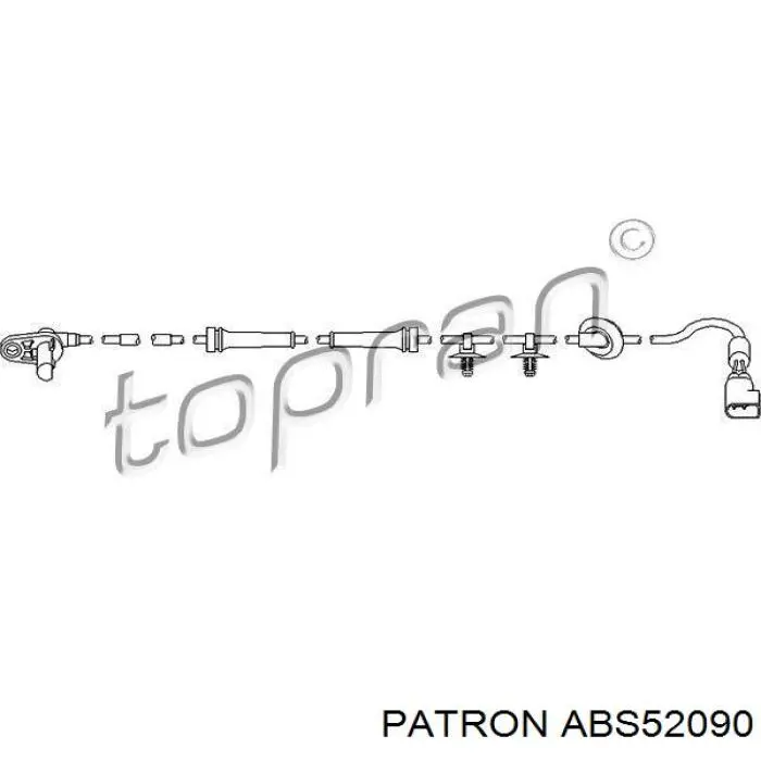Купити 1785753 Hmpx Датчик АБС (ABS) передній