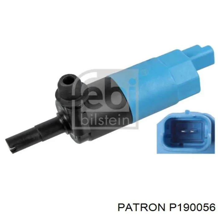 P190056 Patron Насос-двигун омивача фар