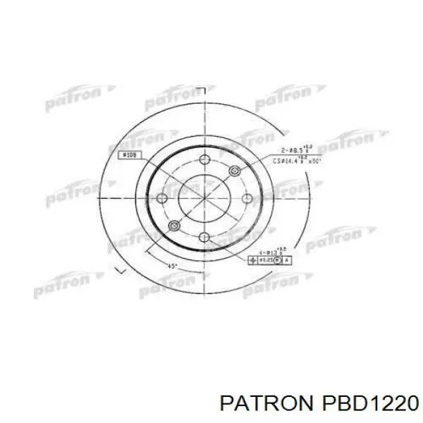 Купити 61341AP Aplus Ротор гальмівний