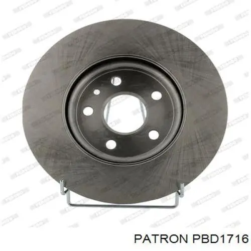 PBD1716 Patron диск гальмівний передній