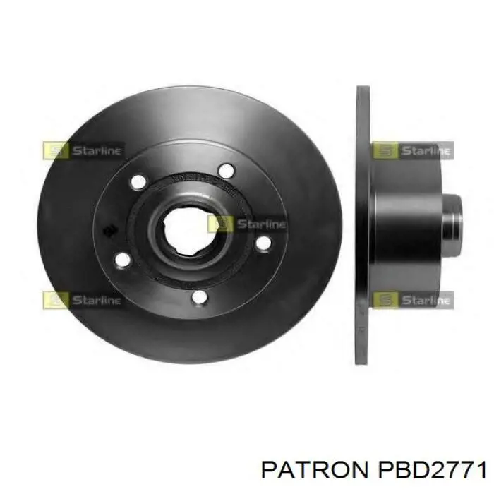 Задні дискові гальма Patron PBD2771 ціна, від 33.66 USD