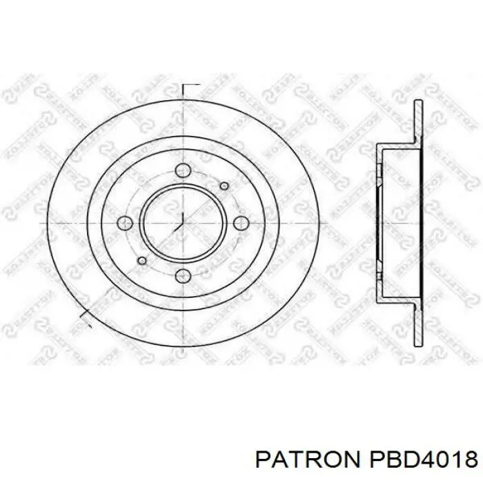 Гальмівні диски передні S710213 Polcar