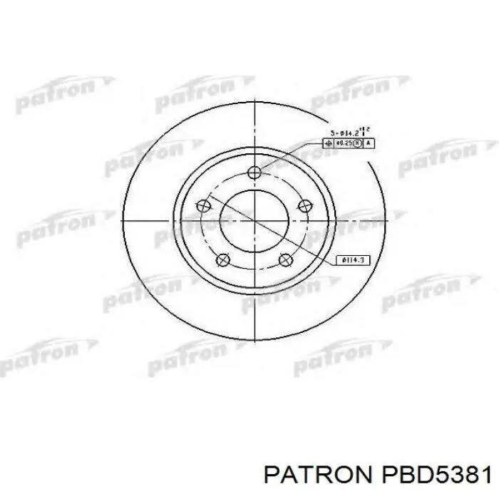 Диск гальмівний передній QP70902041 International