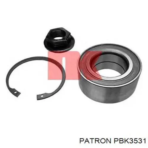 Комплект підшипник маточини передньої Patron PBK3531 ціна, від 20.36 USD