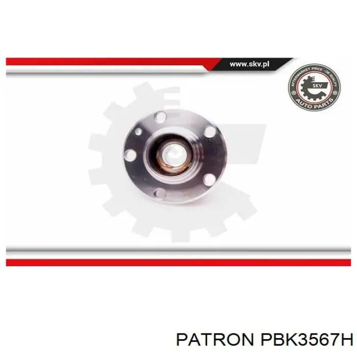 Маточини задніх коліс Patron PBK3567H ціна, від 25.34 USD