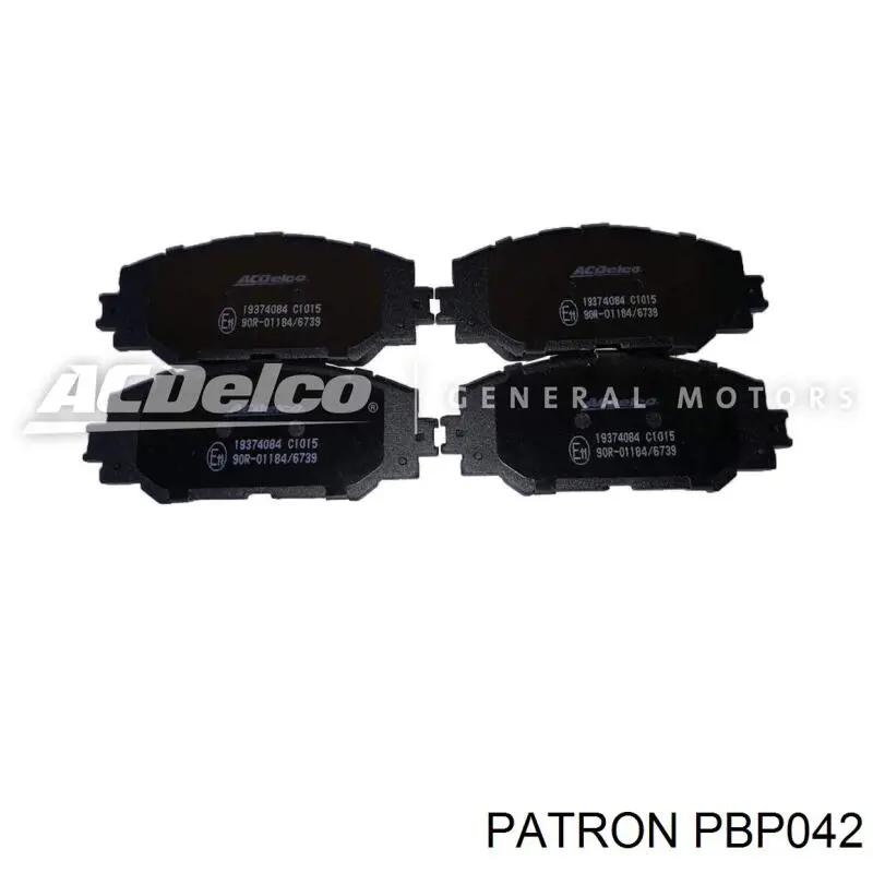 Гальмівні колодки Patron PBP042 ціна, від 21.13 USD