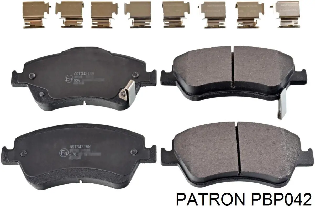 Передні тормозні колодки PBP042 Patron