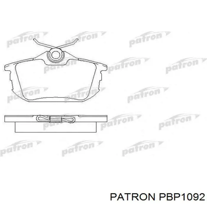 Передні тормозні колодки DBP511116 Mitsubishi