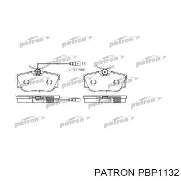 Задні гальмівні колодки LP1019 BRP