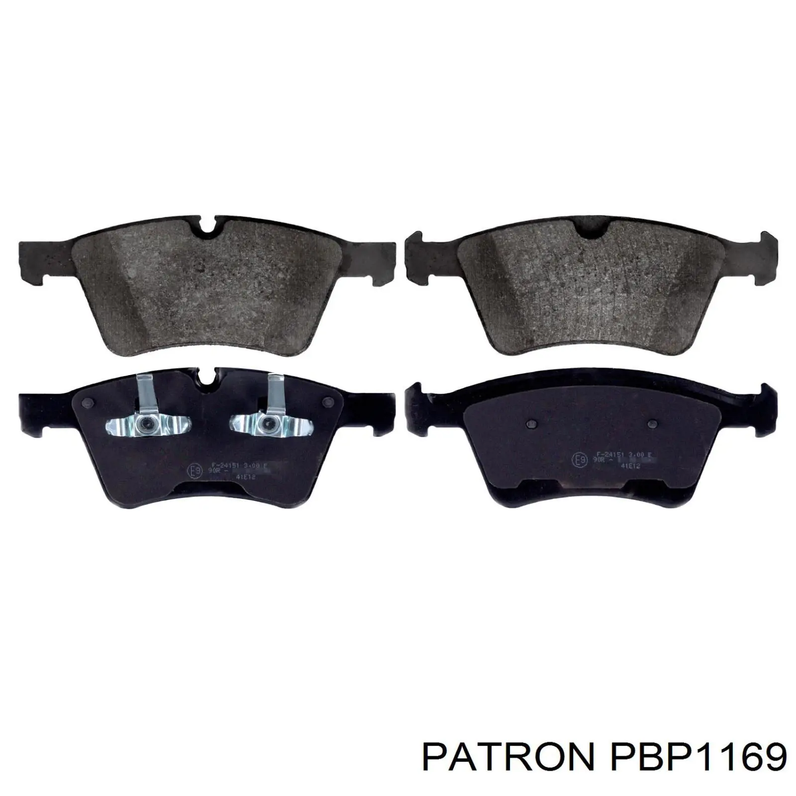 PBP1169 Patron Передні гальмівні колодки