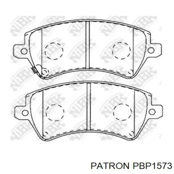 Гальмівні колодки Patron PBP1573 ціна, від 22.12 USD
