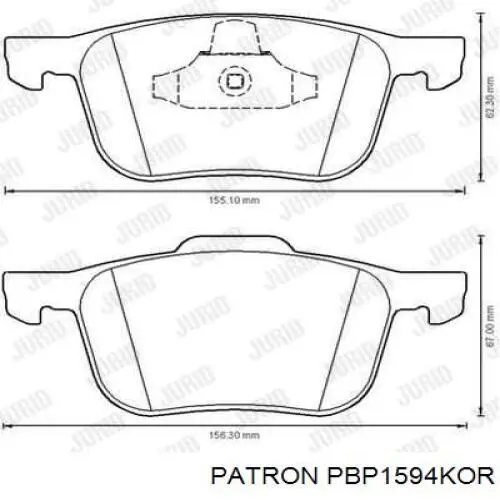 RT2PD18690 Rotinger Передні гальмівні колодки