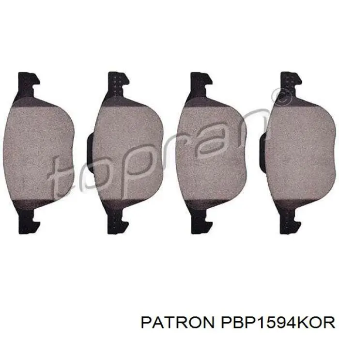 Передні тормозні колодки FC1594 Frico