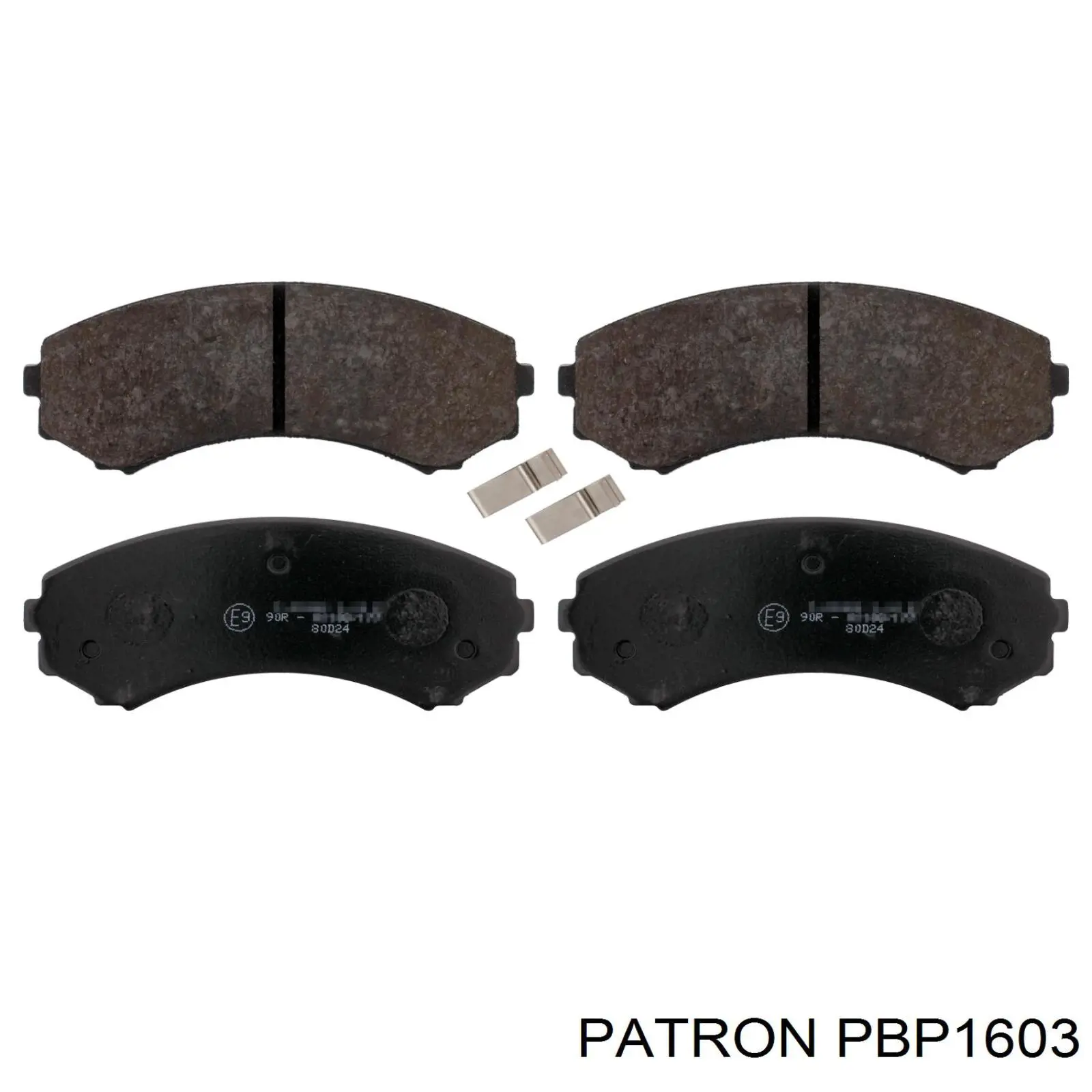PBP1603 Patron колодки гальмівні передні, дискові