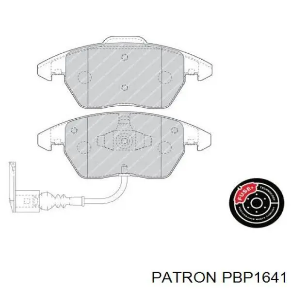 Гальмівні колодки Patron PBP1641 ціна, від 25.85 USD