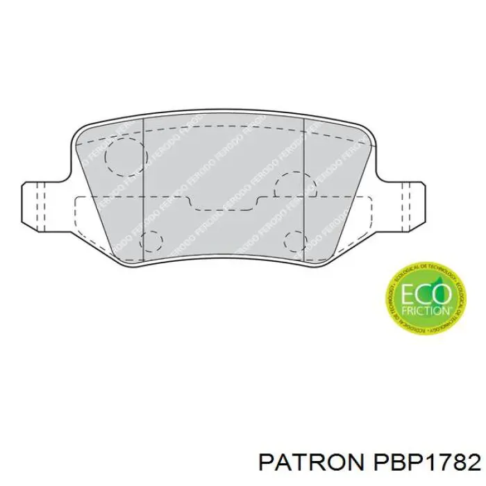 A1694200420 Mercedes Колодки гальмівні задні, дискові