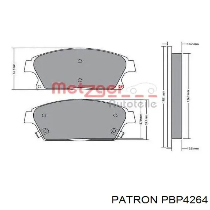 Купити 95530017 Opel Колодки гальмівні передні, дискові