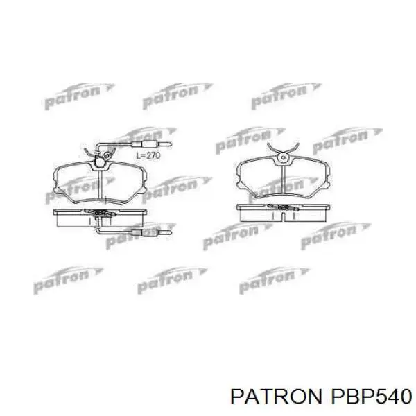 Передні тормозні колодки D439E Dafmi