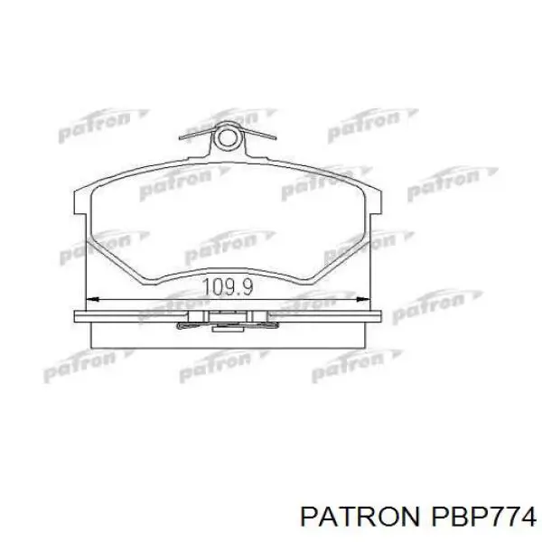 Гальмівні колодки Patron PBP774 ціна, від 19.09 USD