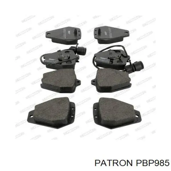 Купити PBP985 Patron Колодки гальмівні передні, дискові
