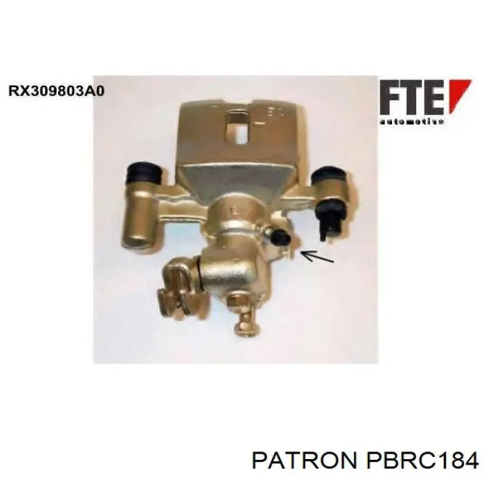 Супорт гальмівний задній лівий Patron PBRC184 ціна, від 58.67 USD