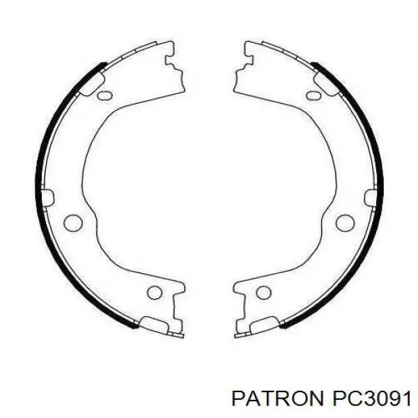 Трос ручного гальма задній, правий PC3091 Patron