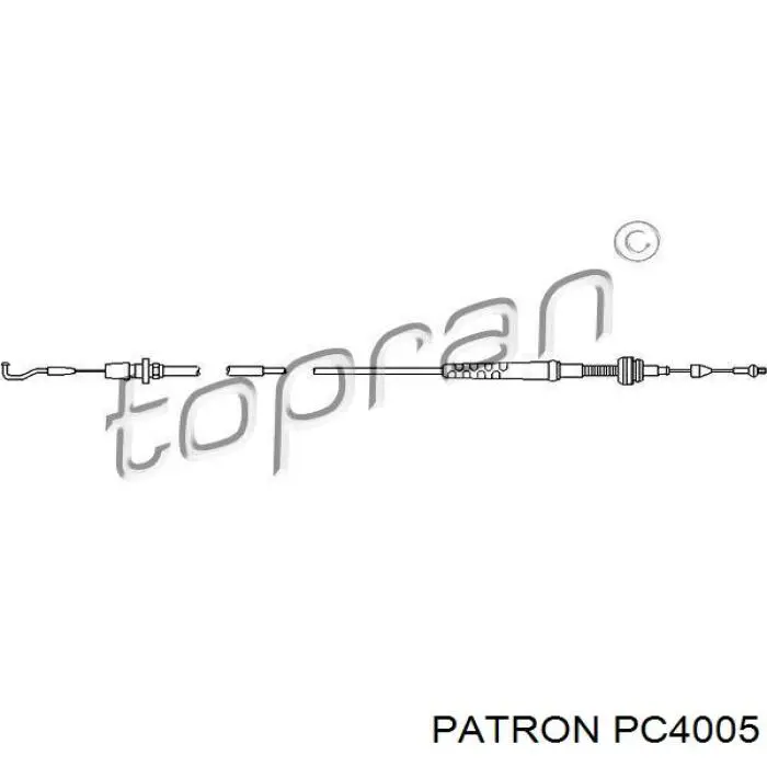 7003625 Cavo Трос газу (акселератора)