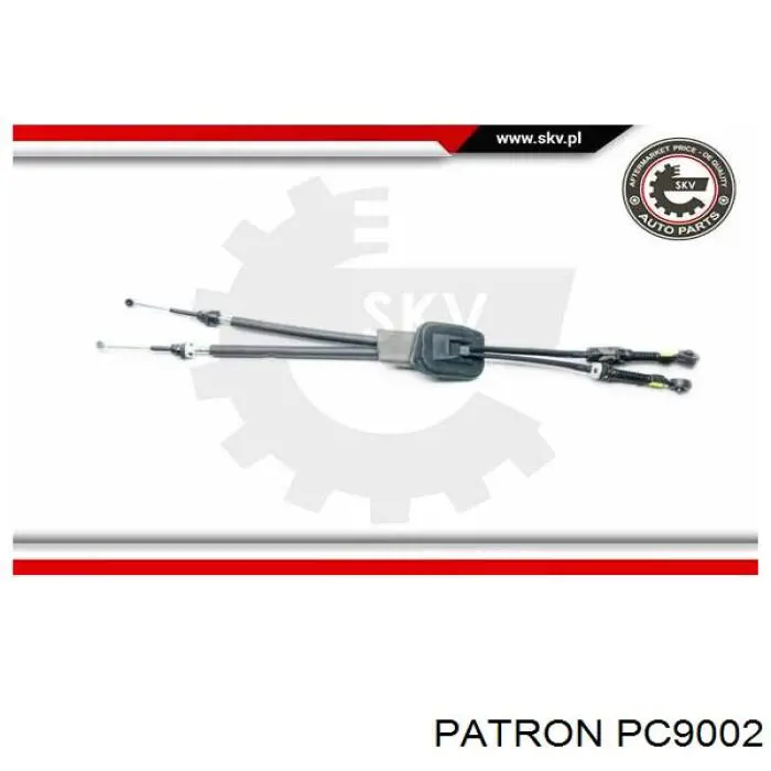 Трос перемикання передач, здвоєний Patron PC9002 ціна, від 70.42 USD