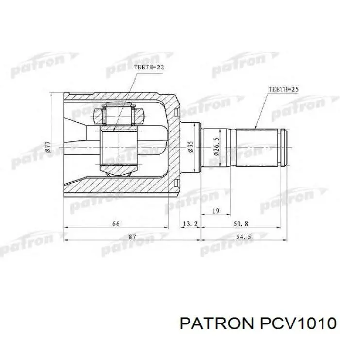 Купити 624076 GSP Шарнір приводу зовнішній